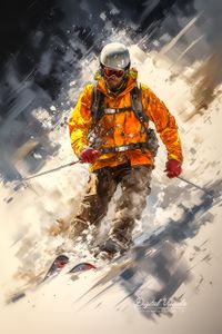 digitalvisuals_a_snowboarder_impasto_oil_painting_in_the_style__muted_tones_1