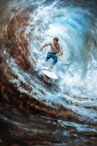 digitalvisuals_a_young_surfer_surfing_a_big_wave_impasto_oil_pa_dd92a4a2-7e8a-4223-b2dc-6ebecb3bd522